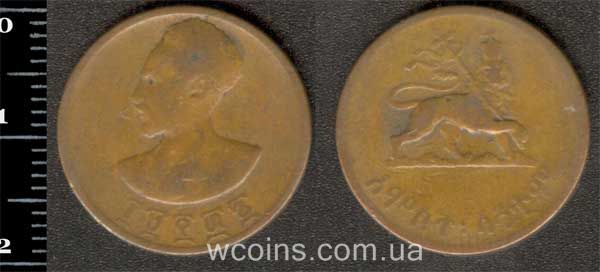 Монета Эфиопия 5 центов