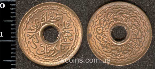 Монета Индия 2 пая 1944