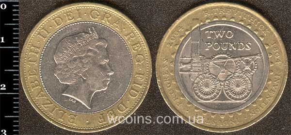 Монета Великобритания 2 фунта 2004