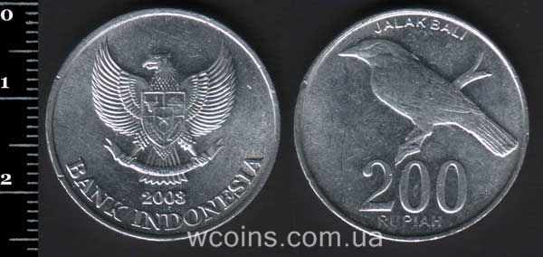 Монета Индонезия 200 рупий 2003