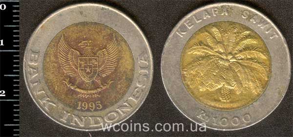 Монета Индонезия 1000 рупий 1995