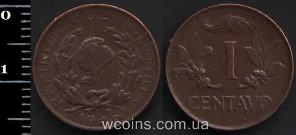 Монета Колумбия 1 сентаво 1949