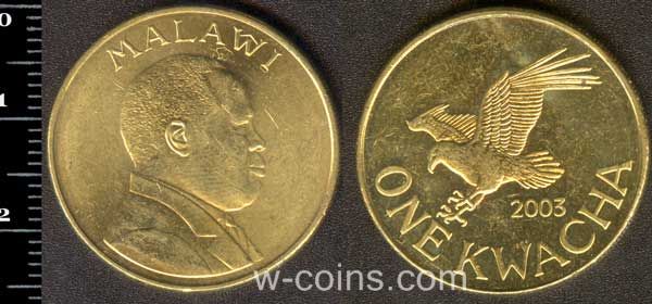 Монета Малави 1 квача 2003