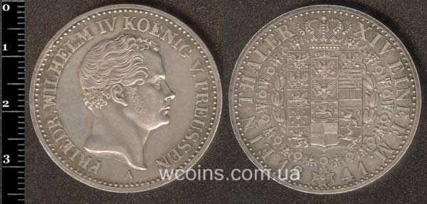 Монета Пруссия Талер 1841