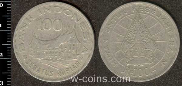 Монета Индонезия 100 рупий 1978