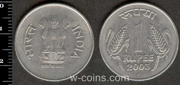 Монета Індія 1 рупія 2003