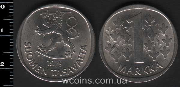 Монета Финляндия 1 марка 1979