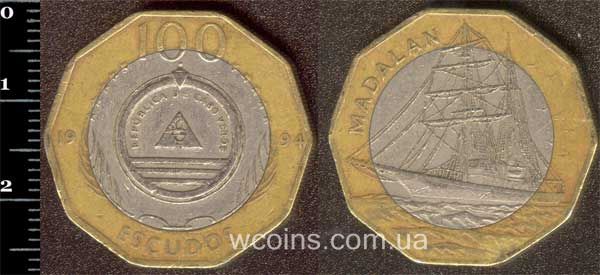 Монета Кабо-Верде 100 эскудо 1994