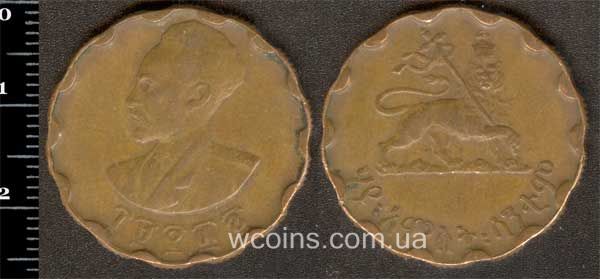 Монета Эфиопия 25 центов